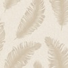 Ciara Glitter Feather Vinyl Wallpaper Cream