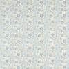 William Morris Mallow Fabric Denim Ivory F1680