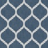 Darcy James Collection Zara Trellis Wallpaper Blue