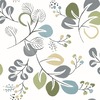 Jonah Leaf Trail Wallpaper Green