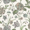 Amelie Hydrangea Wallpaper Cream