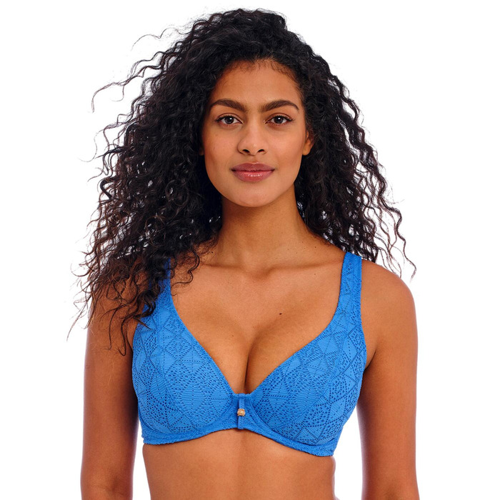 Freya Nomad Nights High Apex Bikini Top - Atlantic - 34FF