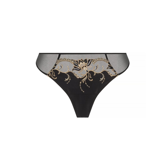 Lise Charmel Eblouissante Icone Thong - Or Nuit - XL - 16