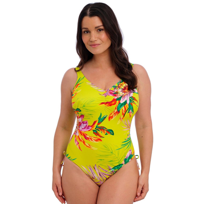 Fantasie Cala Macarella Underwired V Neck Swimsuit - Zest - 38G