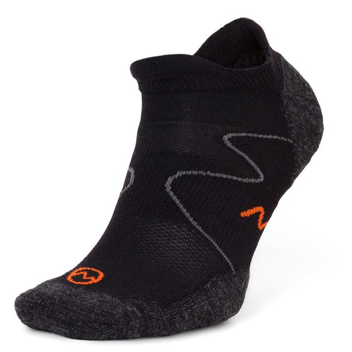 Moggans Ultralight No Show Socks Black XL