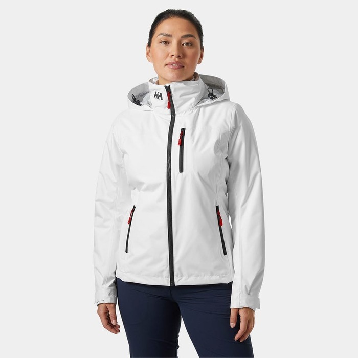 Helly Hansen Crew 2.0 Midlayer Hooded Women's Sailing Jacket White