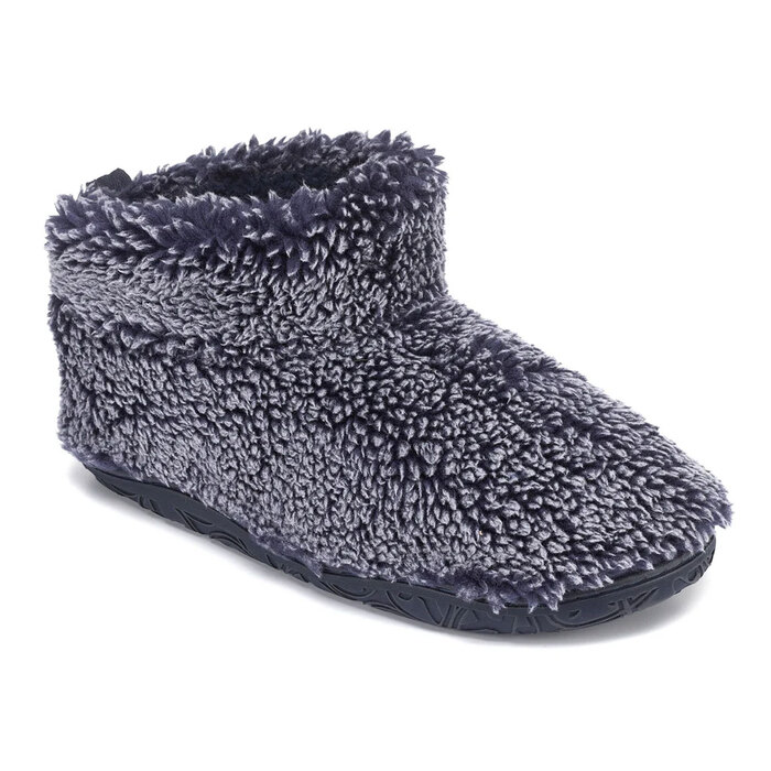 Bedroom Athletics Leonardo Short Length Sherpa Slipper Boots Navy L