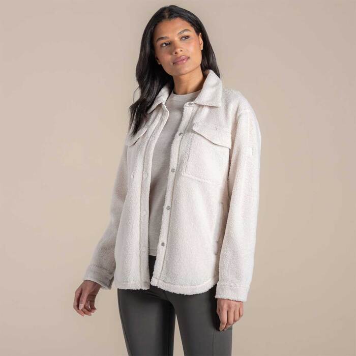 Craghoppers Women's Ribwort Overshirt Ecru 14