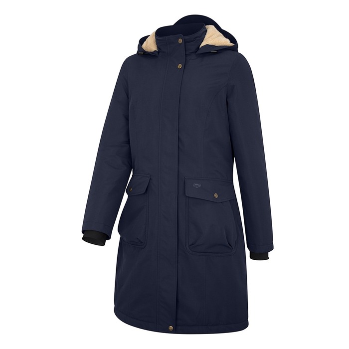 Hoggs of Fife Women's Walker Long Coat Ink Navy
