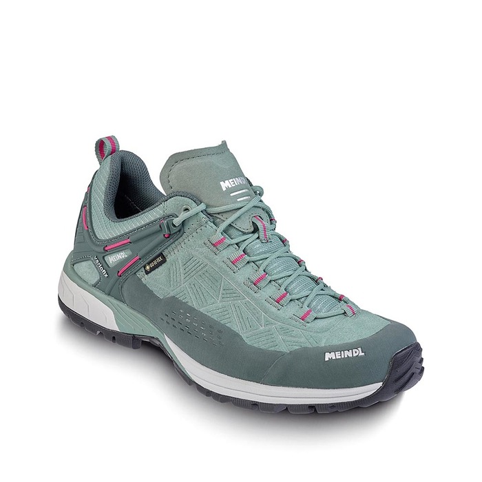 Meindl Women's Top Trail GTX Walking Shoes Linde/Red 5