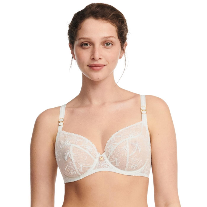 Chantelle Orchids Covering Bra - Milk - 34F