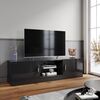 ELEGANT 1500mm High gloss TV Stand Cabinet with Ambient Light for 22"