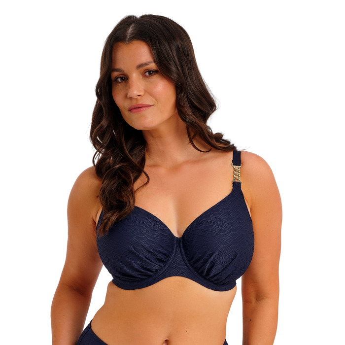 Fantasie Azores Gathered Full Cup Bikini Top - Midnight - 30D
