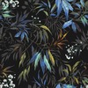 Kanata Leaf Wallpaper Blue