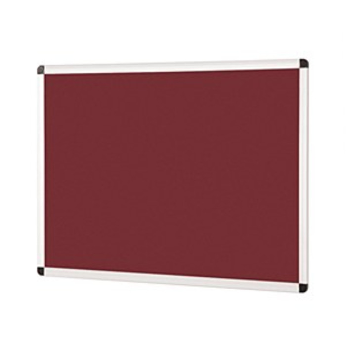 Metroplan Felt Noticeboard 600 x 450mm Burgundy