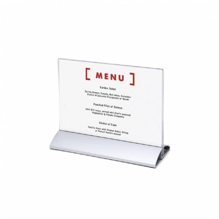 Premium Table-Top Menu Holder A4 Horizontal