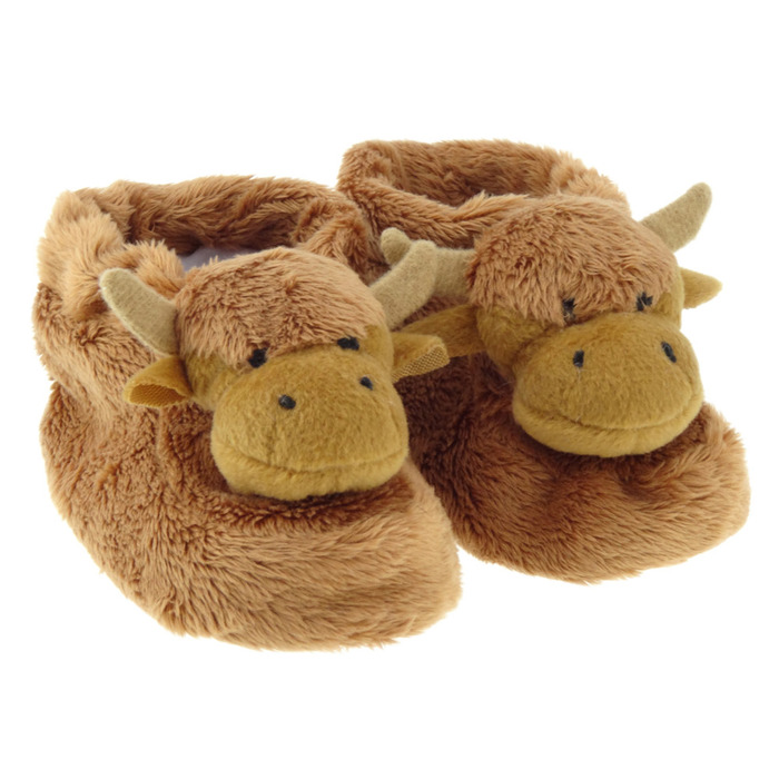 Glen Appin Highland Cow Booties 18-24 months