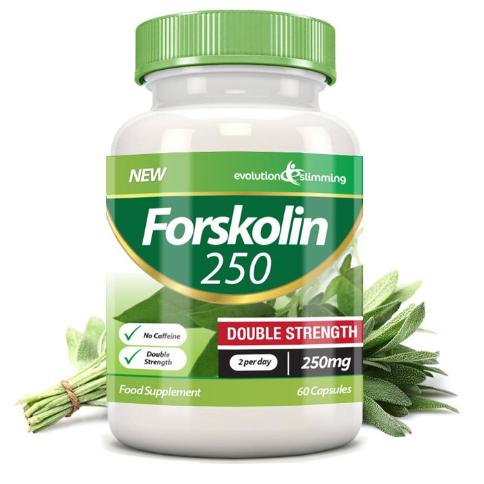 Forskolin 250 Double Strength 250mg 60 Weight Loss Capsules