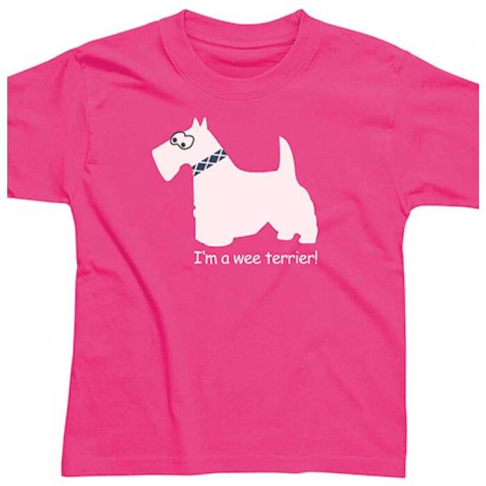 Wee Terrier Pink Childrens T