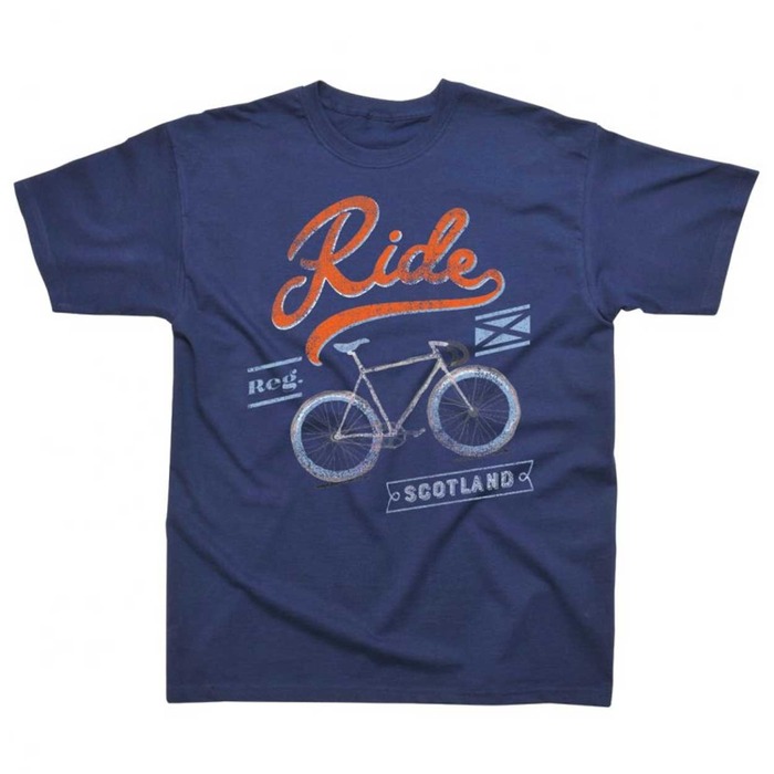 Ride Scotland Navy T