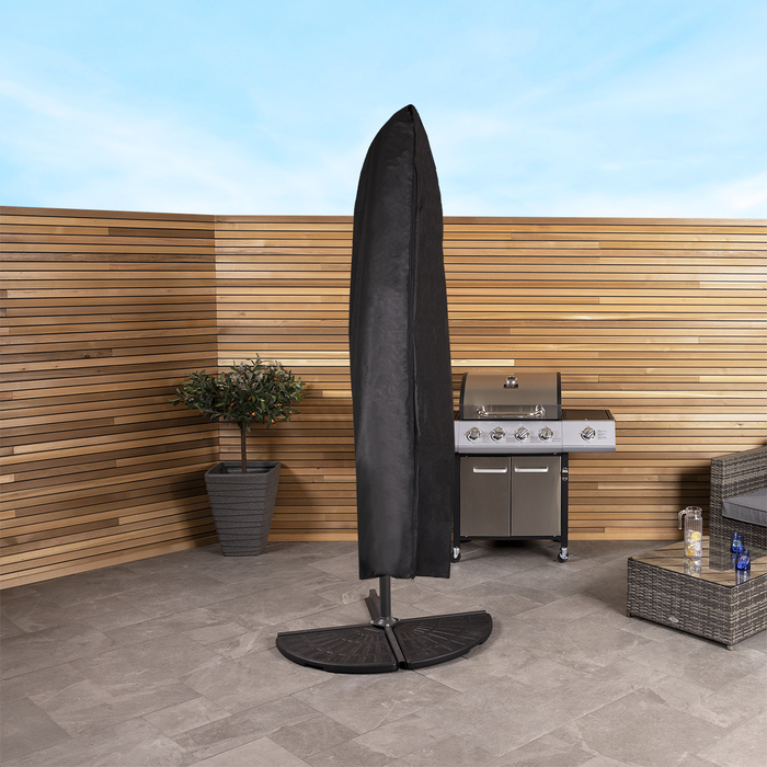 Deluxe Banana Parasol Cover - Black
