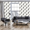Wave Embossed Textured Wallpaper Black