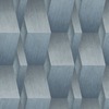 3D Effect Geometric Wallpaper Blue Erismann 10046