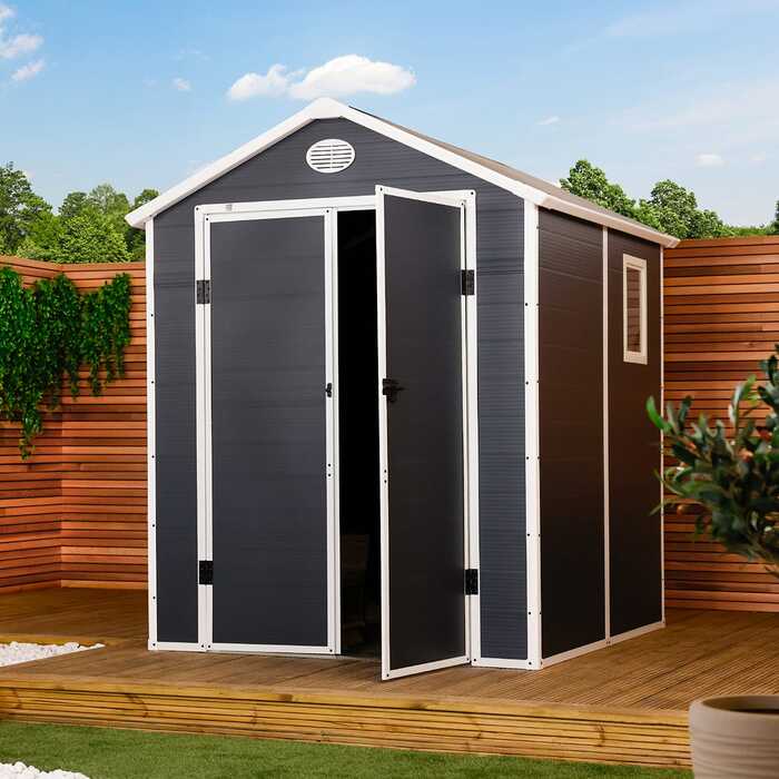 Plastic Shed 6. 3ft x 6. 2ft
