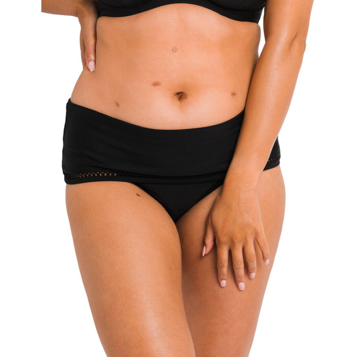 Curvy Kate First Class Deep Fold Over Bikini Brief - Black - S - 10