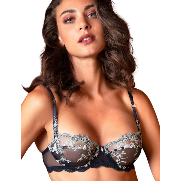 Lise Charmel Deesse En Glam Demi Cup Bra - Marine Argent - 32B