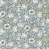 William Morris Mallow Wallpaper Slate Blue and Dove W0173