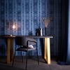 Lusso Eterea Wallpaper Midnight Clarke and Clarke W0167