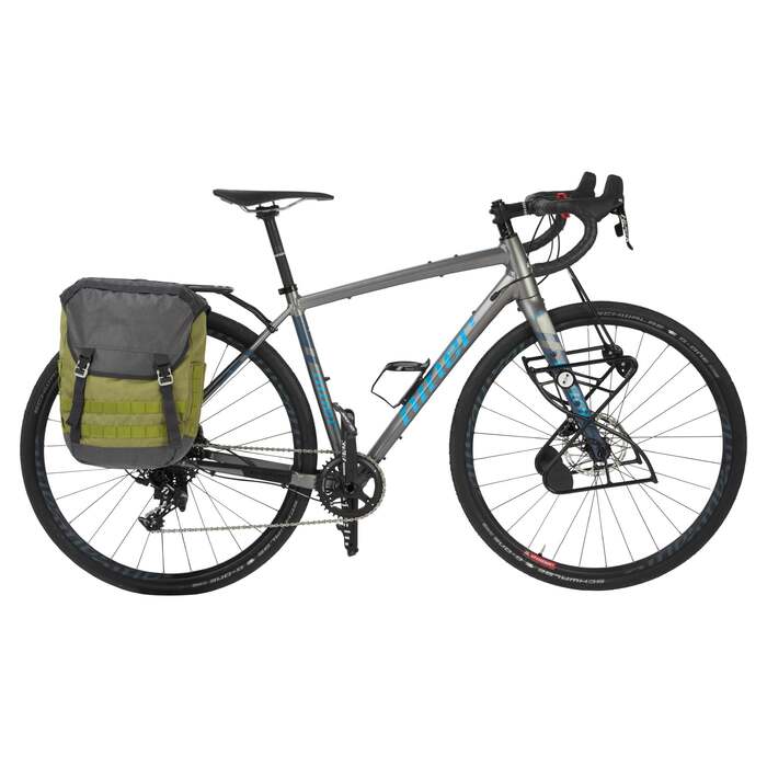 Dryline 56 Pannier (Pair) Grey | Compact 32L with Rixen & Kaul Fittings, Stay Dry on Every Adventure | Water-Resistant | Altura