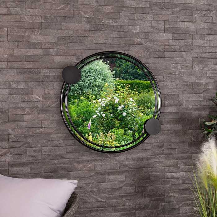 Warsaw Outdoor Round Mirror