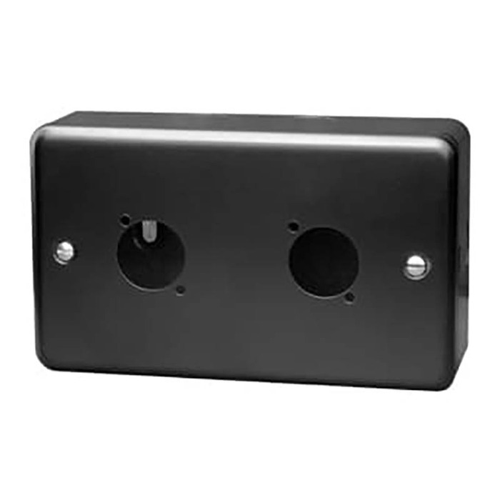 Double Gang Plate and Box for D Series Connectors