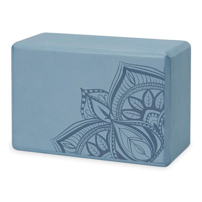 Gaiam Shadow Point Yoga Block - Blue