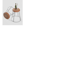 Giant Champagne Cork Wire Cage 'Muselet' Stool