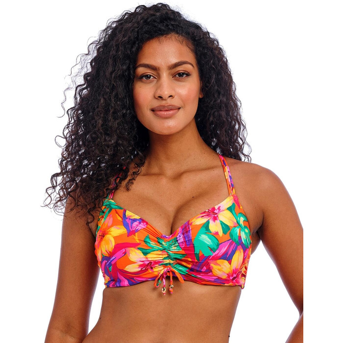 Freya Sun Haze Bralette Bikini Top - Mandarin - 34E