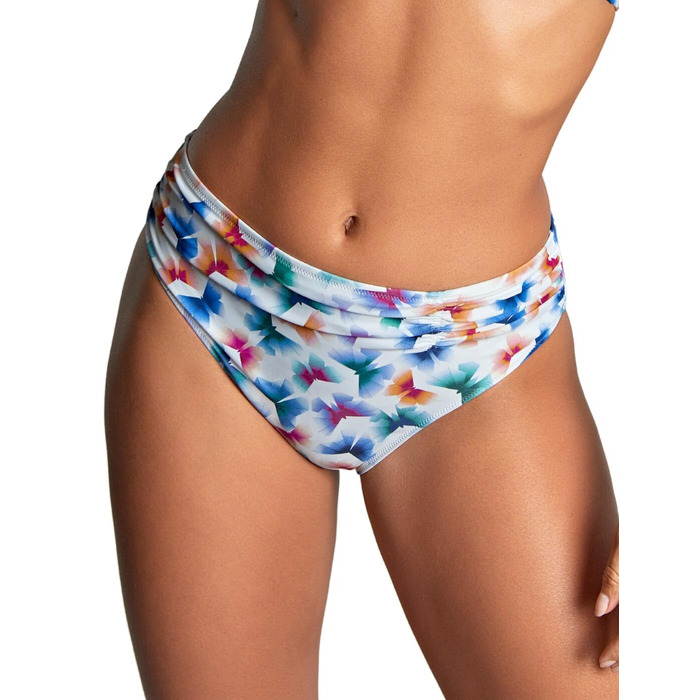 Panache Midi Bikini Brief - Flutter Print - XS - 8