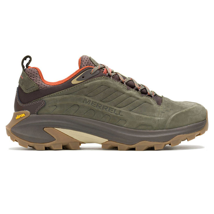 Merrell Men's Moab Speed 2 Leather Waterproof Shoes olive 8