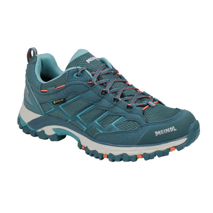 Meindl Caribe Women's GTX Walking Shoes Emerald/Orange 5. 5