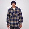 Swanndri Men's Ranger Wool Zip Front Bushshirt Atlantic Check M