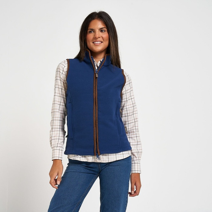 Jack Pyke Ladies Country Fleece Gilet Denim Large