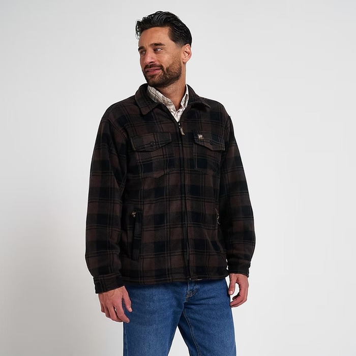 Jack Pyke Men's Tundra Shirt Brown Check L