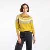 Weird Fish Women's Lowell Fair Isle Jumper Antique Moss 20