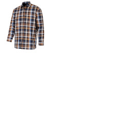 Hoggs of Fife Arran Microfleece Lined Shirt Navy