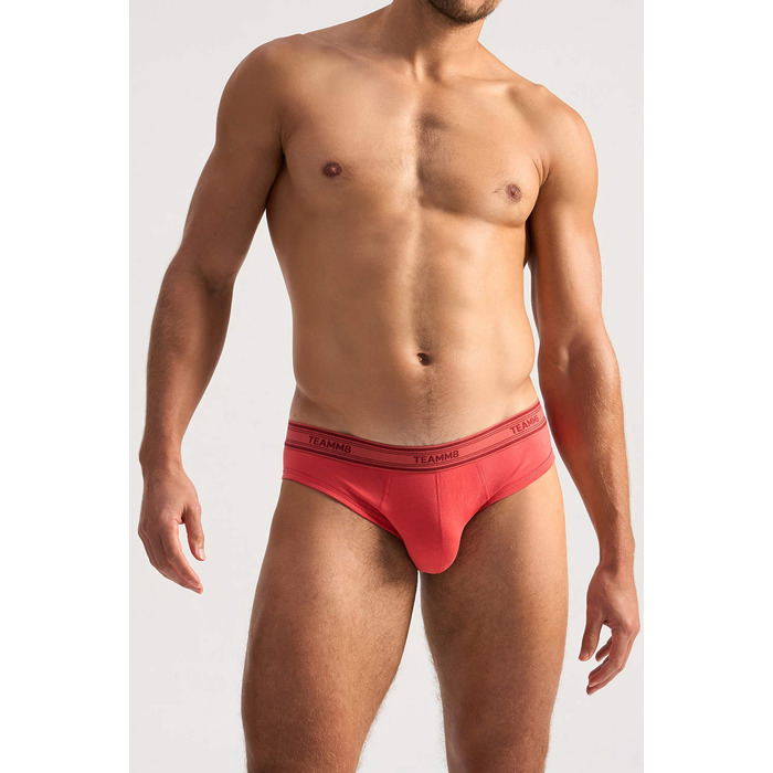 TEAMM8 Cotton Classic Brief - Raspberry
