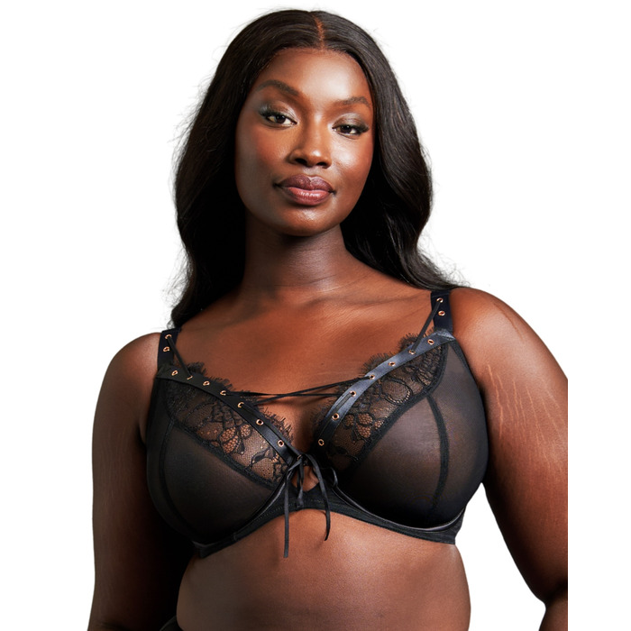 Scantilly By Curvy Kate Laced Up Plunge Bra