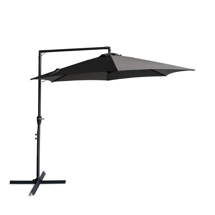 LG Outdoor Kyoto Anthracite 3m Round Cantilever Parasol