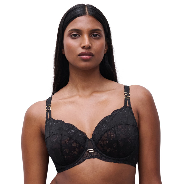 Chantelle Muse Covering Underwired Bra - Black - 32C